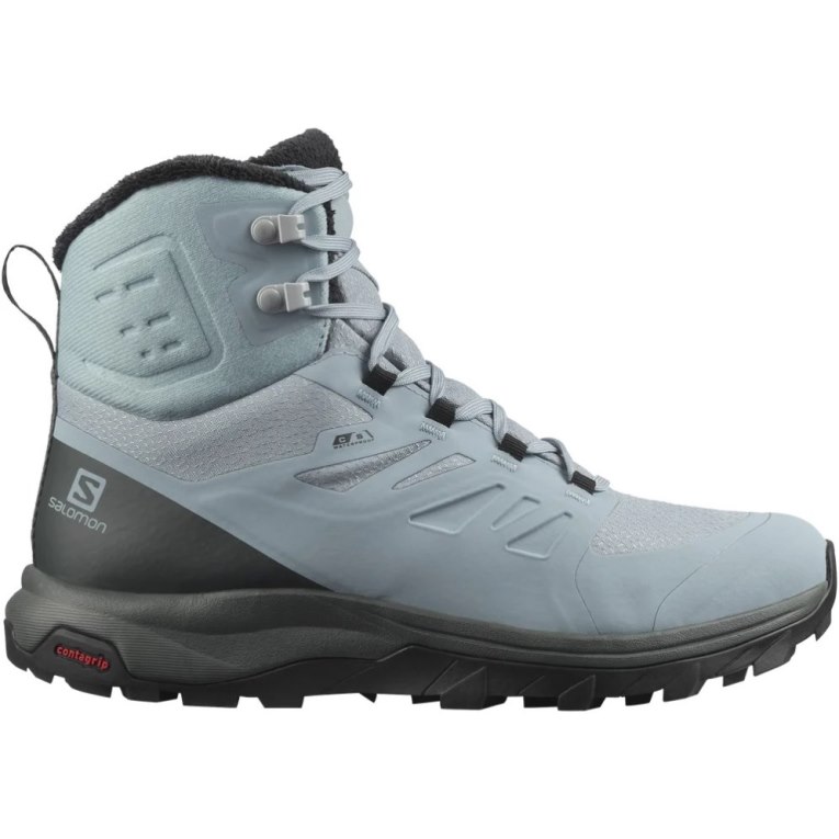 Light Blue Salomon Outblast Thinsulate Climasalomon Waterproof Women\'s Winter Boots | IE ZM9403